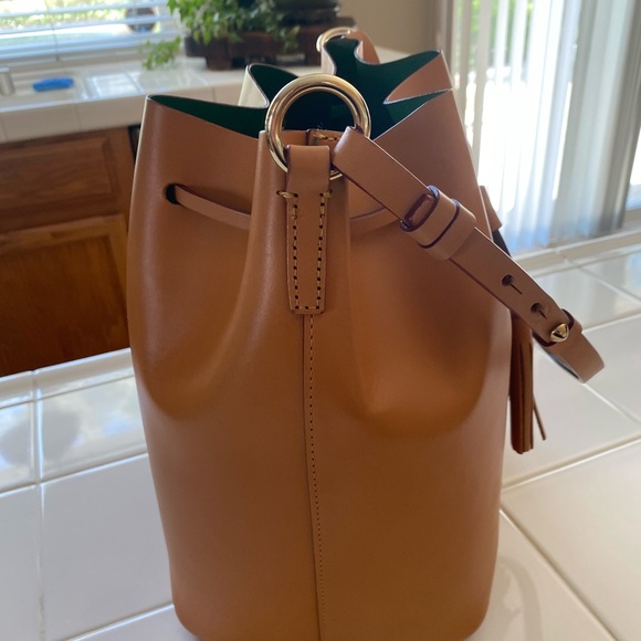 Dooney & Bourke leather bucket drawstring Serena bag from the Montecito line SET - Picture 7 of 11